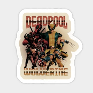 Friend - Deadp00l and W0lverine Sticker